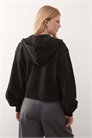 Худи с капюшоном и асимметричной застежкой-молнией артикул 154328723
