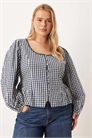 Блузка Edie с рукавами-балонами артикул 150324783