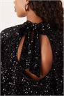 Блузка с длинными рукавами, открытой спиной и бархатными пайетками co-ord артикул 148927490