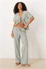 Топ из сирсакера с завязками спереди co-ord артикул 147967298