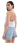 Топ без рукавов с завязками по бокам артикул 148522330