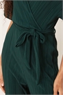 Комбинезон с завязкой на талии и плиссировкой артикул 150227402