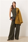Комбинезон-жилет из смешанной шерсти с поясом артикул 151864704