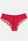 Набор из 3 пар бразильских трусиков без отпечатков и с кружевом артикул 149438740