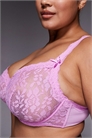 Бюстгальтер ASOS DESIGN Curve Hazel с косточками, полностью из кружева и с кружевной отделкой артикул 150178612