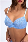 Бюстгальтер-балконет Eden с кружевом и цветочным принтом, с регулируемыми бретелями, нижнее белье артикул 156118535
