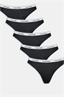 Набор из 5 современных бикини-трусиков с логотипом артикул 140889704