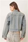 Джинсовая куртка-бокс артикул 154134966