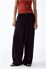 Широкие брюки на резинке артикул 1216645026