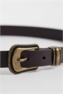 Западный узкий ремень с пряжкой цвета старого золота артикул 154079638