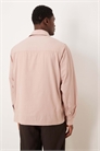 Рубашка из поплина с капюшоном и застежкой-молнией артикул 151965589