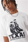 Футболка с принтом в стиле западного ковбоя из Техаса артикул 148030426