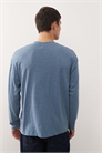 Футболка-хенли из джерси со скрученной текстурой и длинными рукавами артикул 150077922