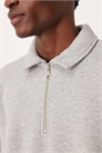 Толстовка с воротником и застежкой-молнией на четверть длины артикул 153653831