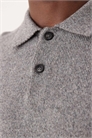 Трикотажное поло с пуговицами из смешанной шерсти артикул 154179329