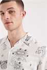 Рубашка Terra с коротким рукавом и принтом артикул 154893574