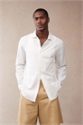 Классическая рубашка в стиле «smart linen» с отложным воротником артикул 135374551