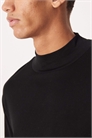 Футболка с высоким воротником и длинными рукавами из 100% хлопка артикул 154635641
