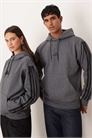 Флисовая толстовка с капюшоном Adidas Sportswear Three Stripe артикул 148030241