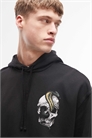 Толстовка с принтом «Змея на черепе» артикул 154585227