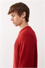 Трикотажная кофта красного цвета артикул 143022889