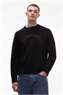 Вязаный джемпер с логотипом Curv черного цвета - BLACK артикул 150230683