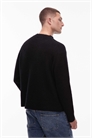 Вязаный джемпер с логотипом Curv черного цвета - BLACK артикул 150230683