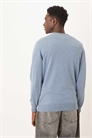 Свитер с круглым вырезом из хлопка Пима артикул 150171316