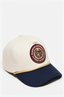 Кепка с эмблемой и контрастным логотипом артикул 154082839