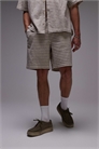Клетчатые шорты цвета камня артикул 140698050