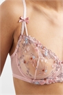 Бюстгальтер-балконет Ella M с цветочной вышивкой, без набивки, с косточками артикул 154033978