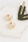 Серьги-кольца в стиле «чабби» артикул 154603769