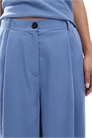 Брюки-папа с широкими брючинами из лиоцелла артикул 146137589