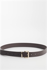 Пояс с квадратной пряжкой из кожи и других материалов артикул 154642237