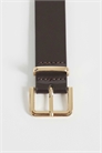 Пояс с квадратной пряжкой из кожи и других материалов артикул 154642237