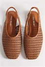 Балетки с открытой пяткой и плетеным узором в стиле «Spice» артикул 153839278