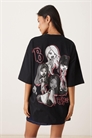 Футболка свободного кроя с принтом Bratz артикул 148524476
