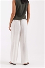 Брюки с широкими брючинами из смешанного льна артикул 154140002