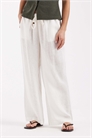 Брюки с широкими брючинами из смешанного льна артикул 154140002