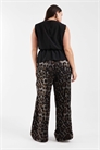 Брюки New Look Curve с широкими брючинами и животным принтом артикул 152233330