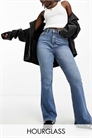 Джинсы-клёш средней посадки модели «Hourglass» артикул 118708989