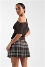 Мини-юбка в клетку артикул 153786602