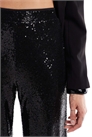 Брюки с высокой талией и пайетками, надеваемые через голову артикул 149727292