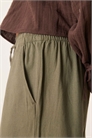 Брюки из льна с широкими брючинами артикул 139105145