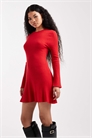 Мини-платье-скатер из трикотажа артикул 148251932