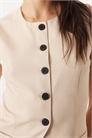 Жилет на пуговицах с длинными шнурками co-ord артикул 147967318