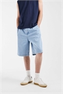 Джинсовые шорты-бермуды артикул 155574234