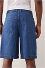 Легкие джинсовые шорты-бермуды артикул 156008996