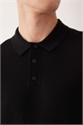 Трикотажная рубашка-поло с короткими рукавами артикул 153909345