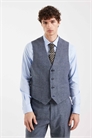 Жилет из смешанной шерсти, приталенный артикул 150198124